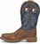 Side view of Double H Boot Mens Mens 11 Inch Steel Toe Square Toe Roper